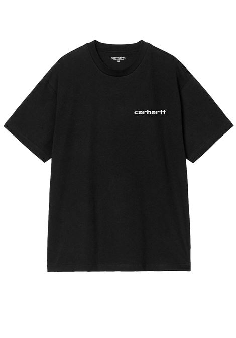 ss archive script t-shirt man black CARHARTT WIP | I03600189.XX